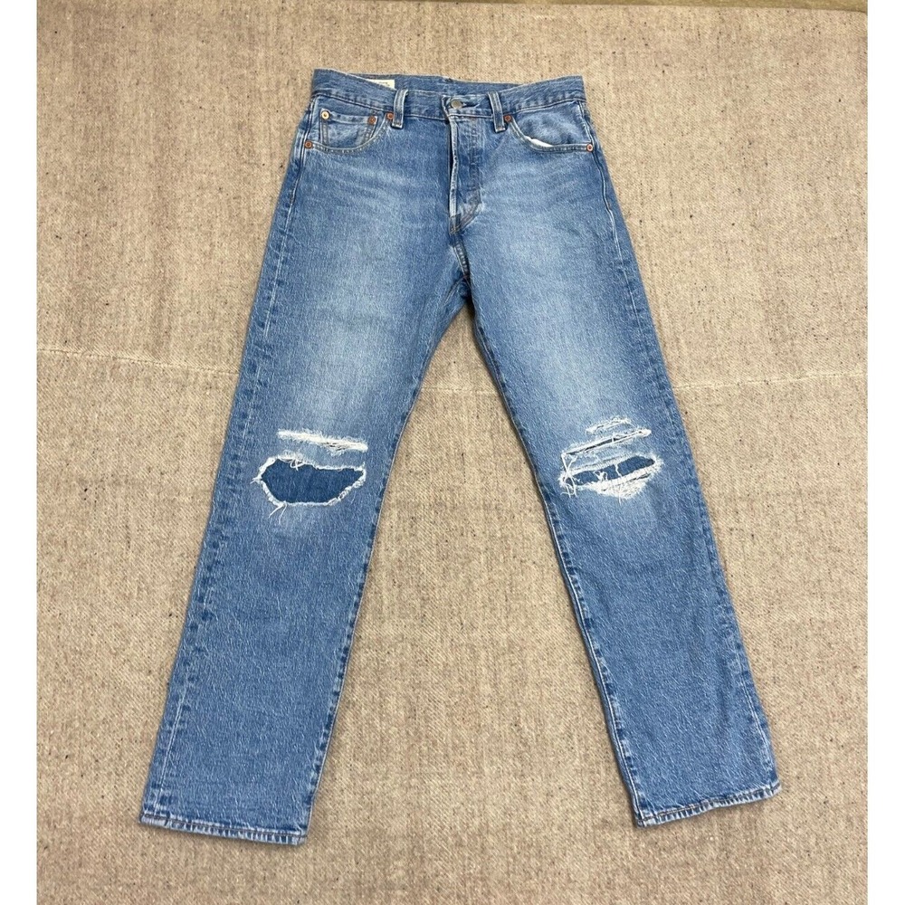 Vintage 501 Straight Jeans Men 30x30 Blue 2000s Levis